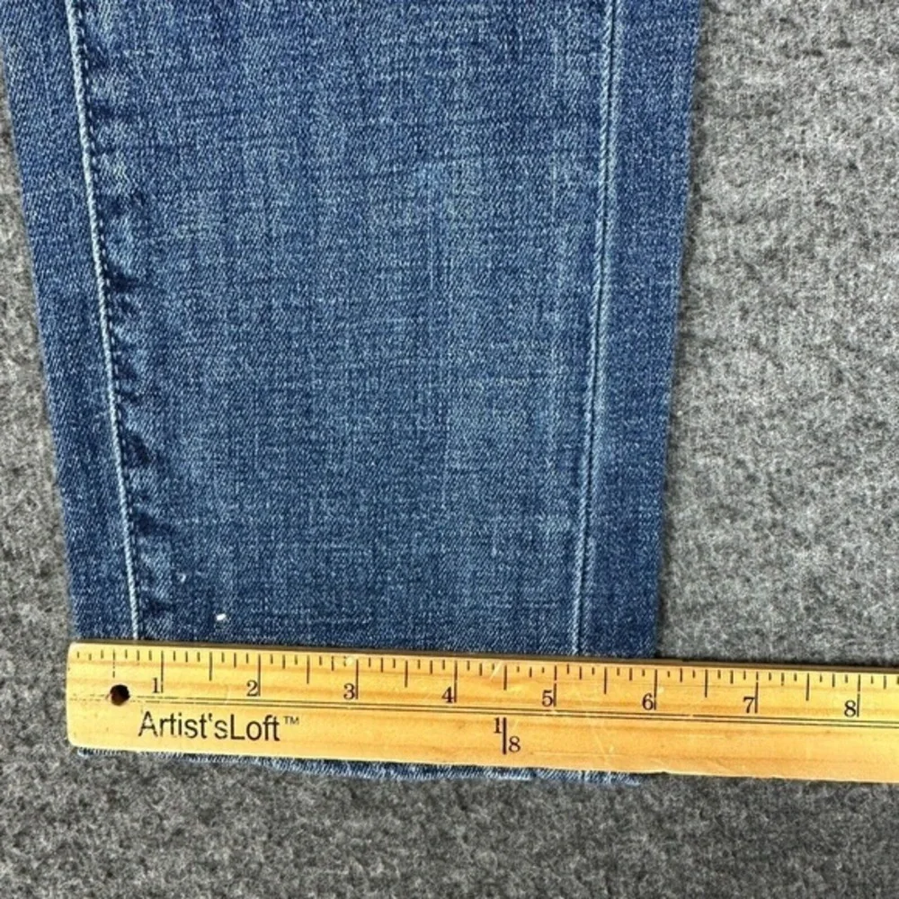 Pilcro Patchwork‎ Jeans Womens Size 26 Medium Wash Faded Knee Patch